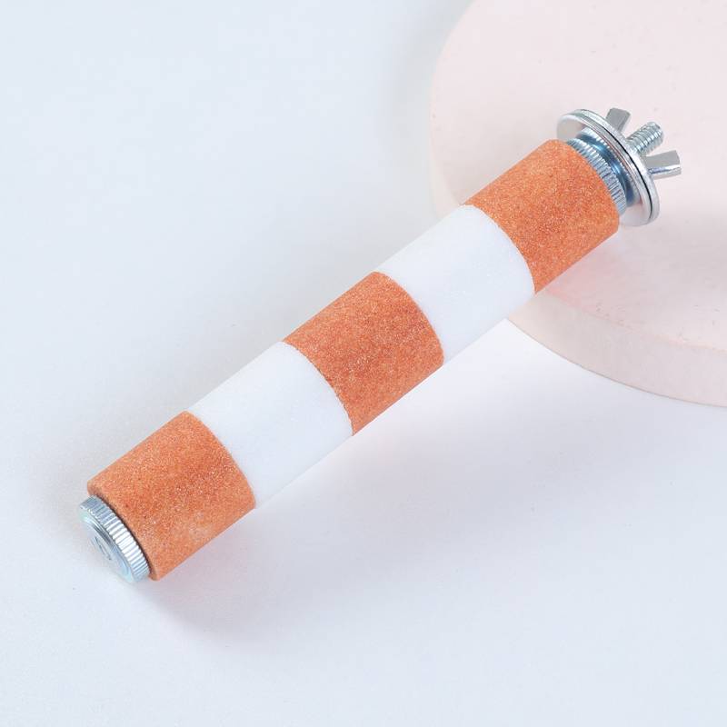 orange white -- 15 and 2 cm in diameter