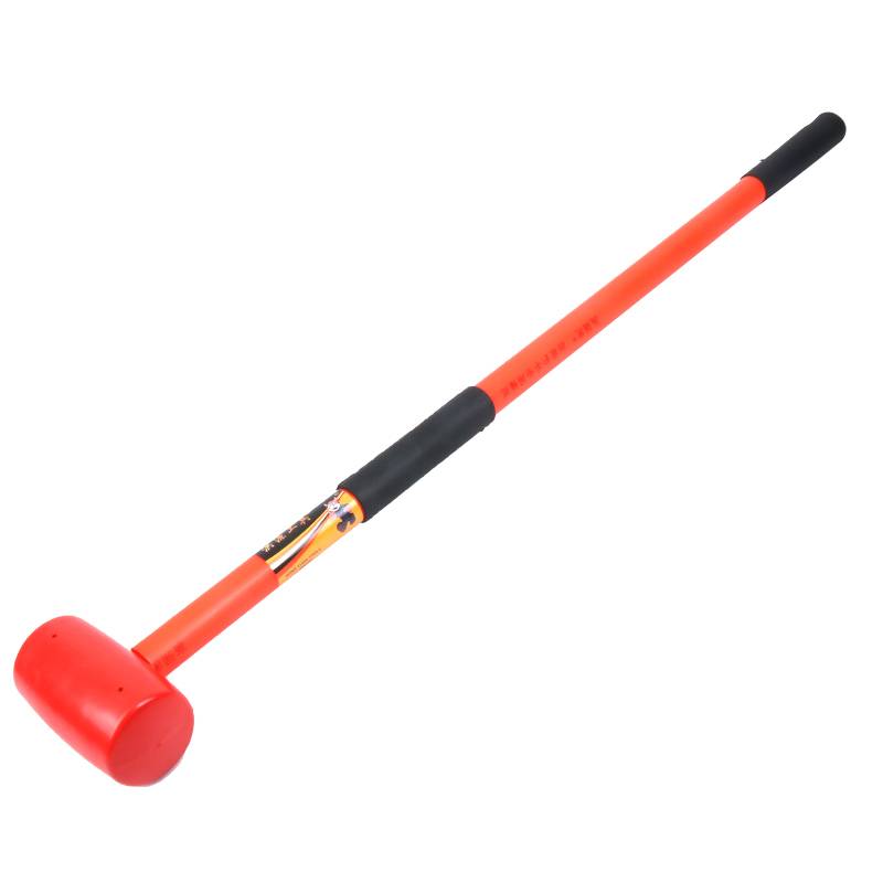 High-flexible shock-proof rubber hammer long-stamped rubber hammer ceiling struck a unique, non-silent, no-nosing instrument