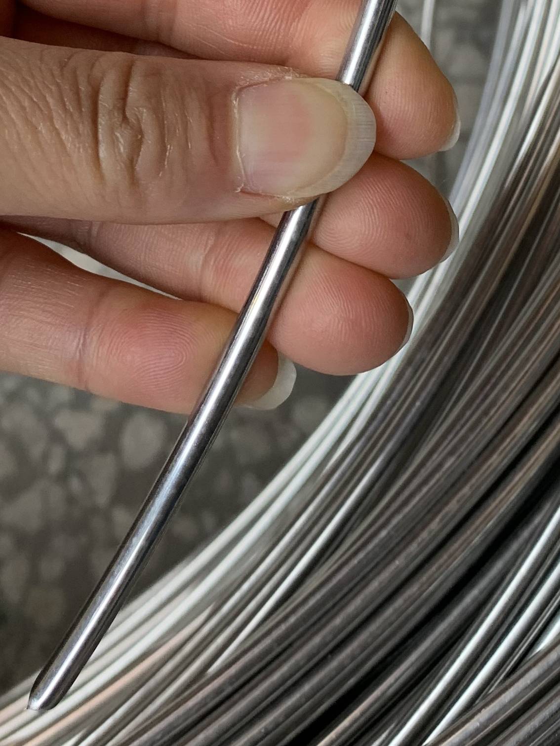 Free shipping 304 stainless steel wire single steel line light stainless steel line No. 8 silk diameter 4mm price per meter