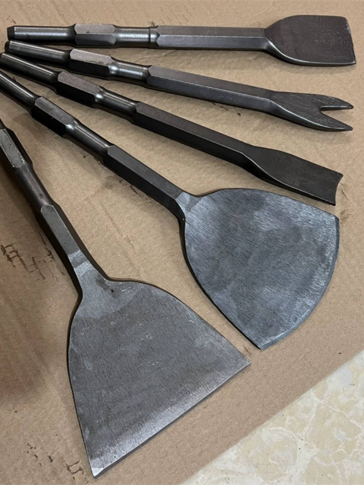 Electric Povery Copper Copper Artifact Professional Shooping Copper Line Disassembling Copper Fork Divided Piece Platform Crescent Fan -shaped shovel