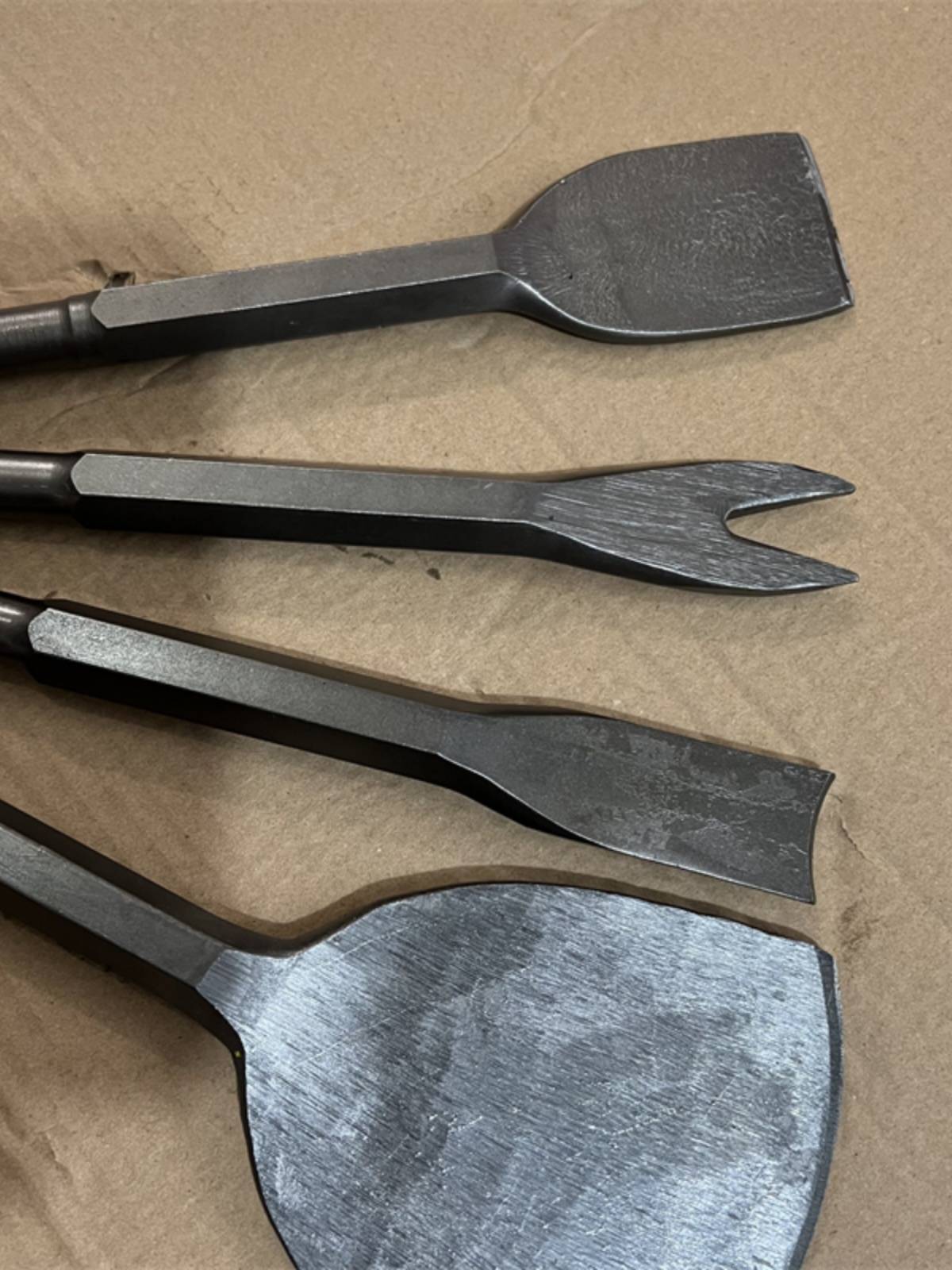 Electric Povery Copper Copper Artifact Professional Shooping Copper Line Disassembling Copper Fork Divided Piece Platform Crescent Fan -shaped shovel
