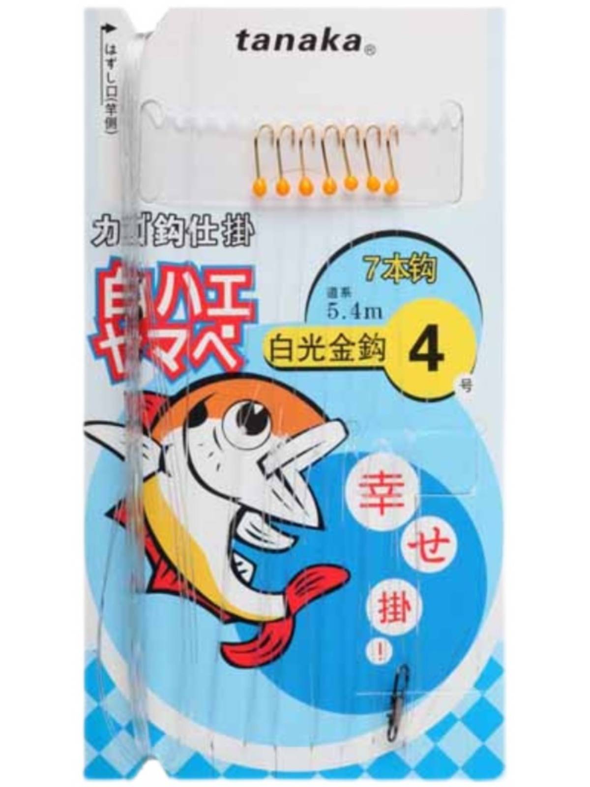 White stripe hook line seven -star hook fishing group white light gold hook 7 hook with cage cage hook white strip hook specialty fish hook