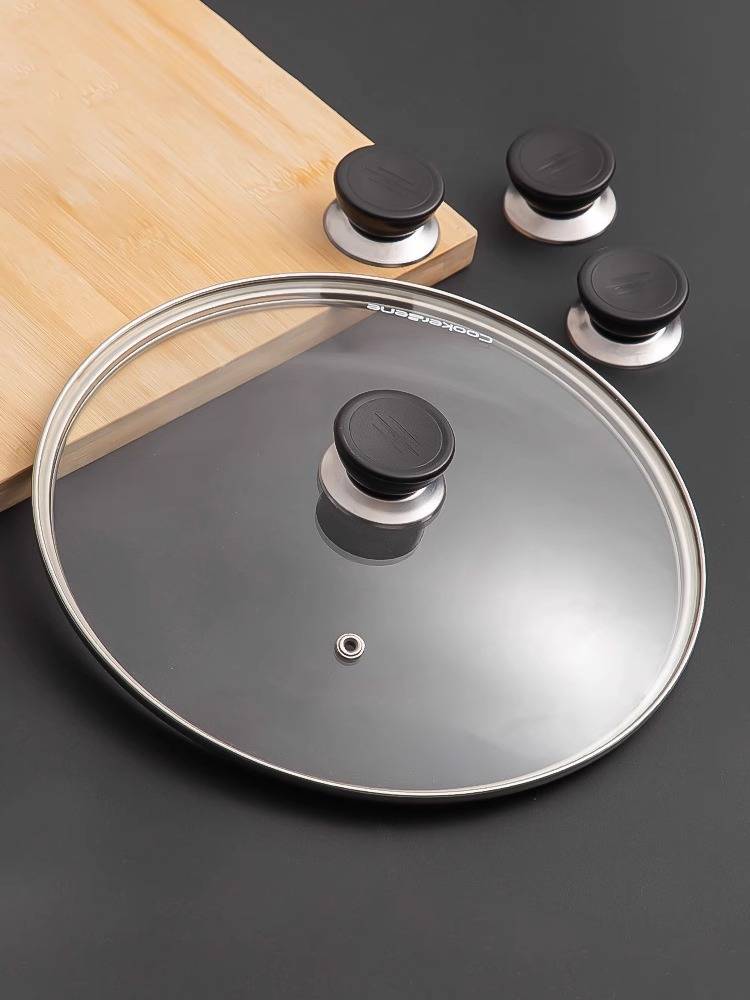 Can replace the universal pot lid, handle hot pot cover handle, glass pot lid head kitchen accessories lift, hand pot lid