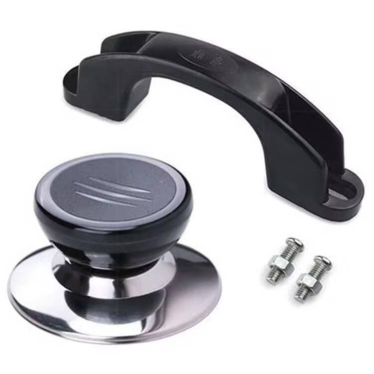 5 Special offers thick -resistant high -temperature resistant two -hole pot lid handle rural large iron pot aluminum pot glass cooker in the middle