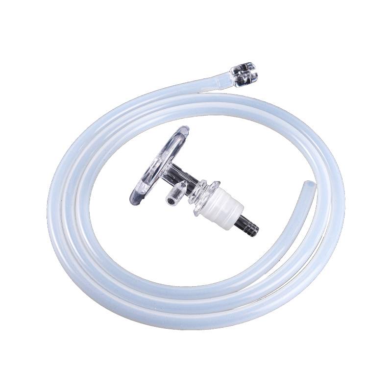 Bucket dust removal bucket water dust cover, pure water sealing filter tea set tea accessories silicone pipe hose