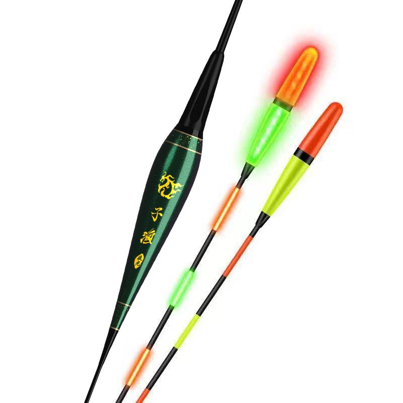Bold and eye -catching bite hook Discouragement day and night luminous bleaching electron floating fishing fishing night fishing battery