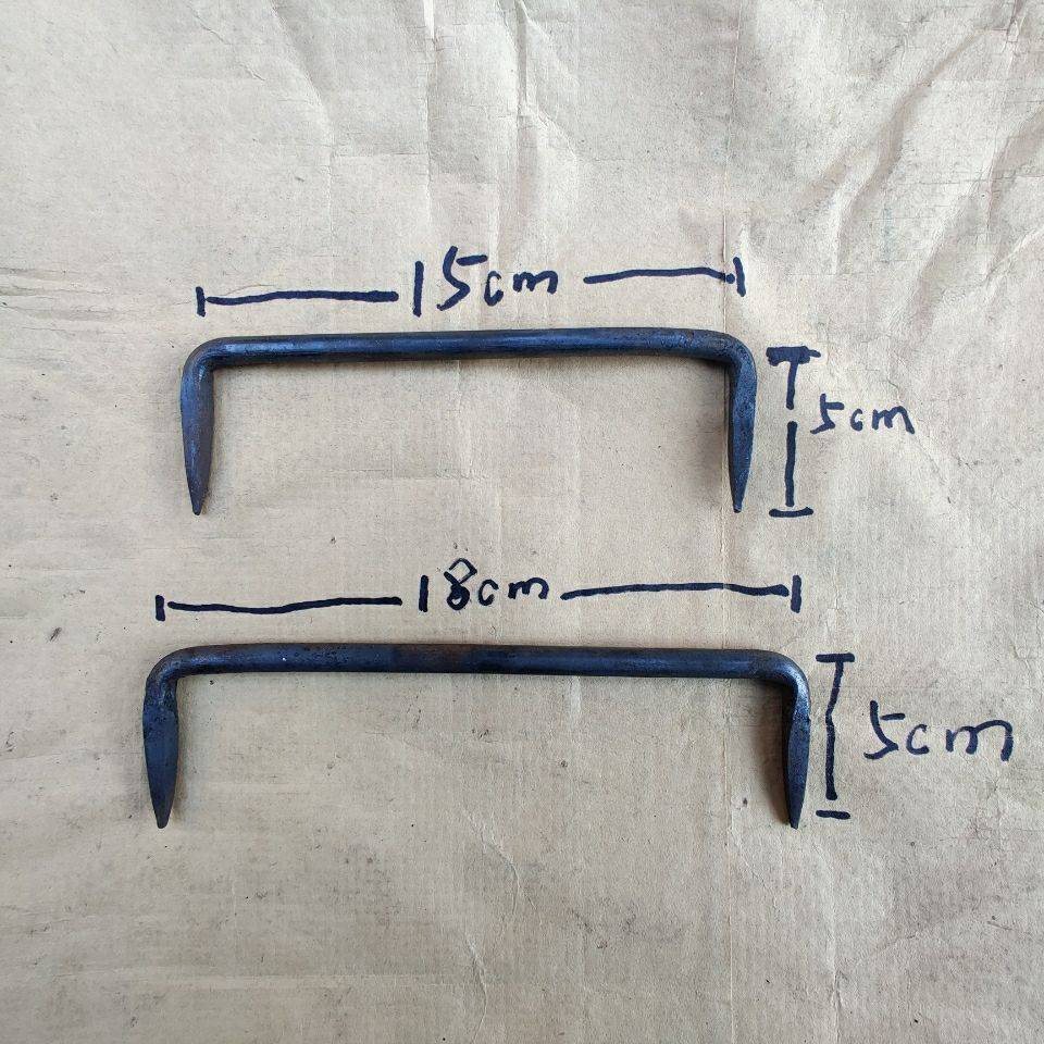 Round steel 8 thick, 18 cm long, 10