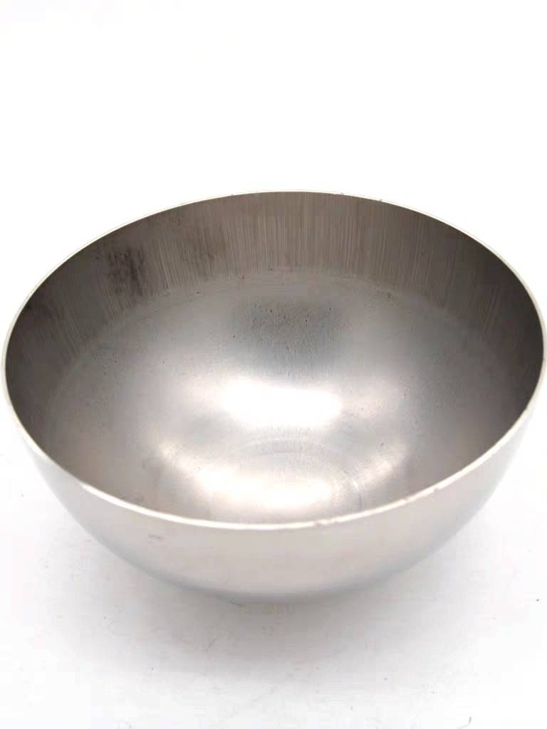 304 boutique 1.0 thick stainless steel mirror semi -ball seal sealing round -type tube hemisphere sealing wall blocking wall decoration hollow