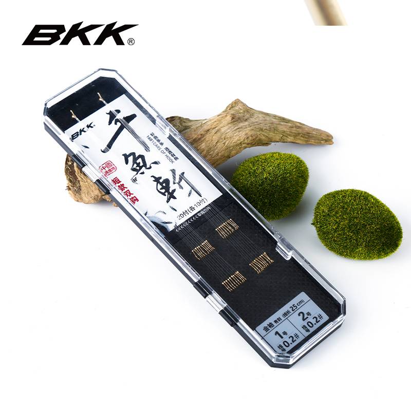 BKK short sub -line double hook tied sub -line double hook 20 payment gold sleeve Haixi Eatihini anti -wound wild fishing hook