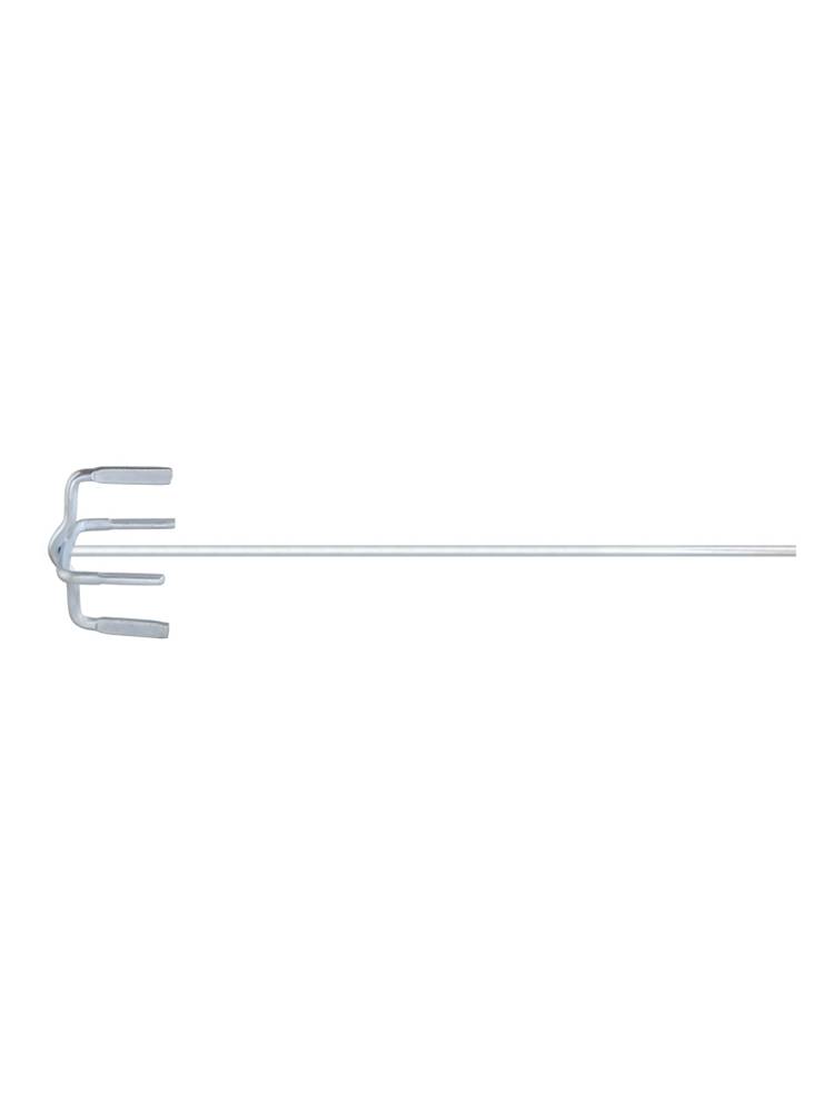 Thickened electric drill stirring rod Shuangshan hexagonal flat -head putty powder paint coatings Cement electric hammer square handle thickened gray rod