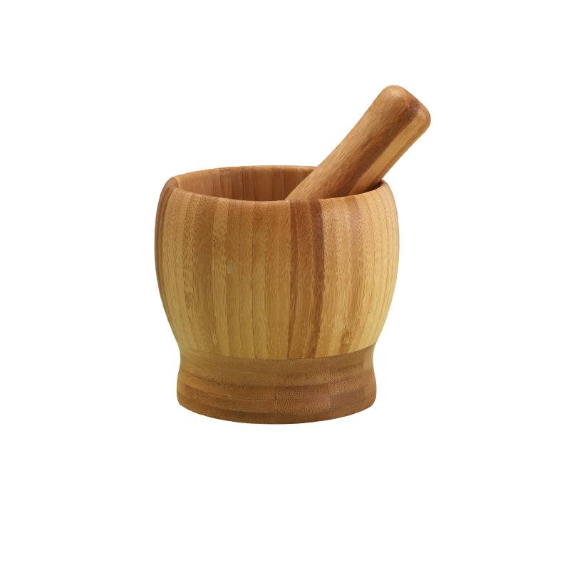 Natural bamboo garlic cans -- no cover