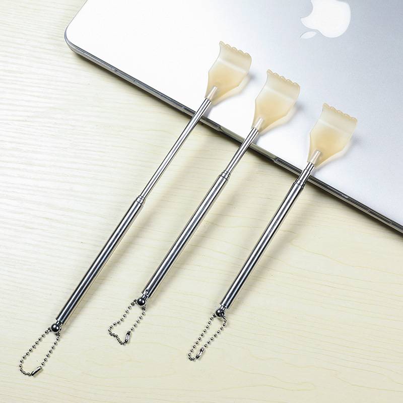 Do not want people itching, scratching the old man music artifact, portable scratching rake four sections of telescopic scratch 43cm
