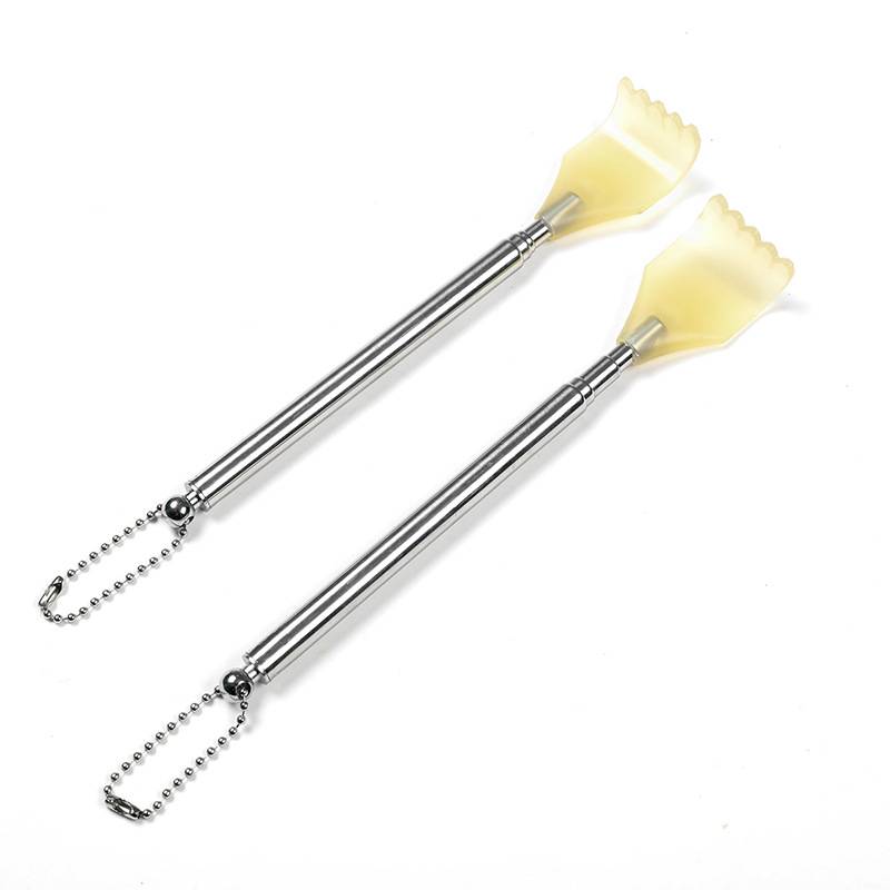 Do not want people itching, scratching the old man music artifact, portable scratching rake four sections of telescopic scratch 43cm