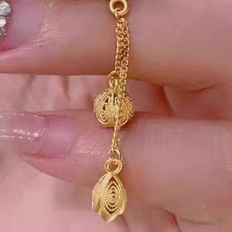 The new ancient method two -generation joy accessories gypsum mold hollow lotus pill lotus seed three -dimensional hollow gold and silver DIY processing
