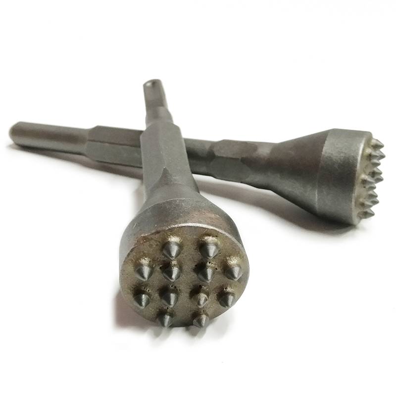 Electric Poverer Chiseling Human -headed alloying Hammer Electric Hammer Fighting Litchi Noodles Concrete Bridge Wall Wall Speed Flower Hammer
