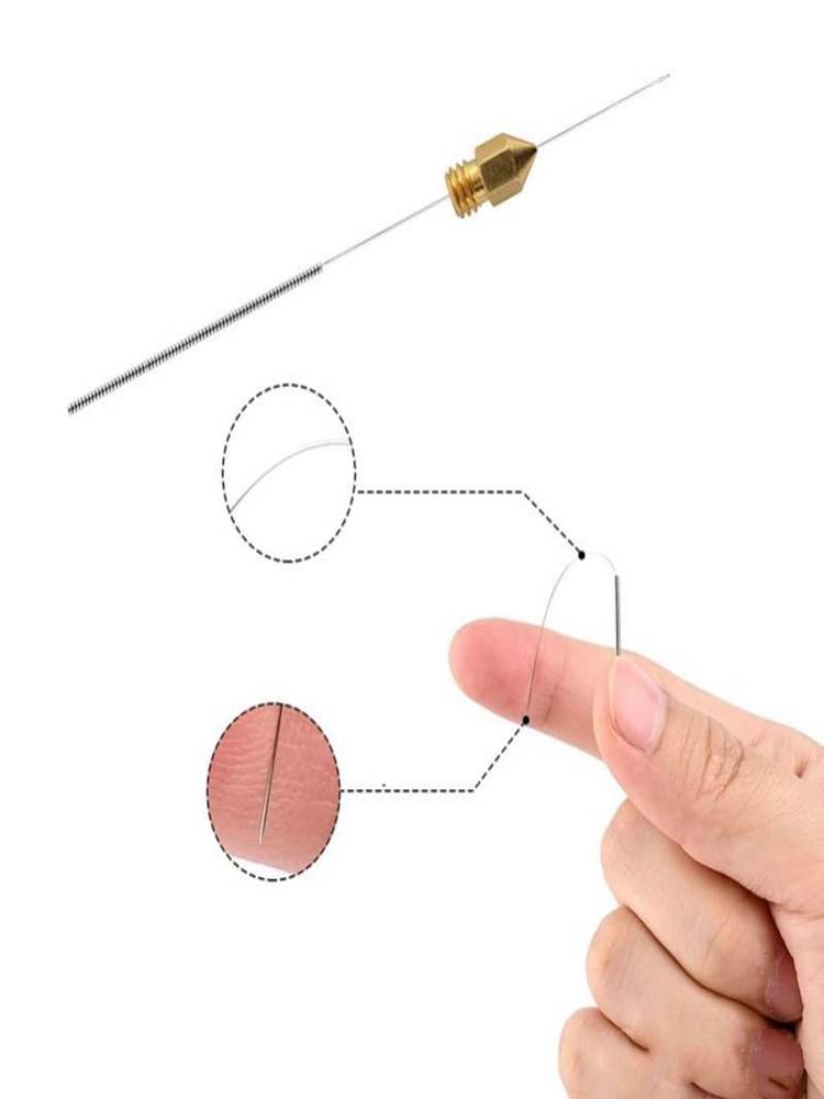 Fine needle ultra -fine steel needle nozzle Tongjuan head fine spray fine spray slender gas stove head furnace furnace to clean stainless steel