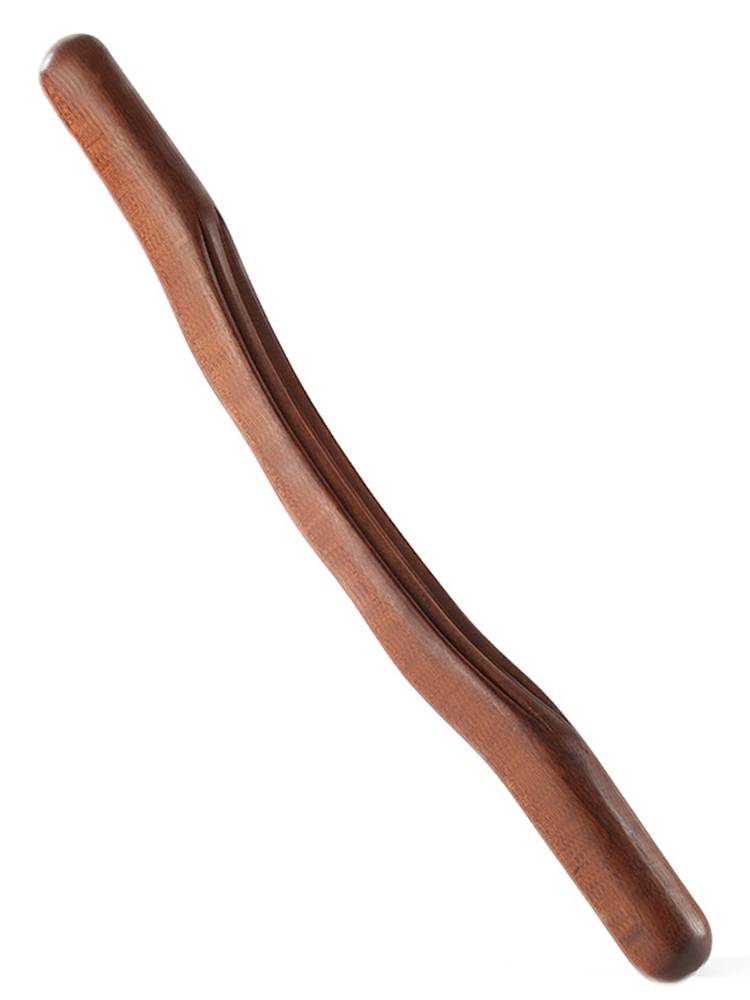 Sandalwood roller ribbon massage stick full body universal scraping stick artifact professional opens back, ribs, meridian ribbon stick solid wood
