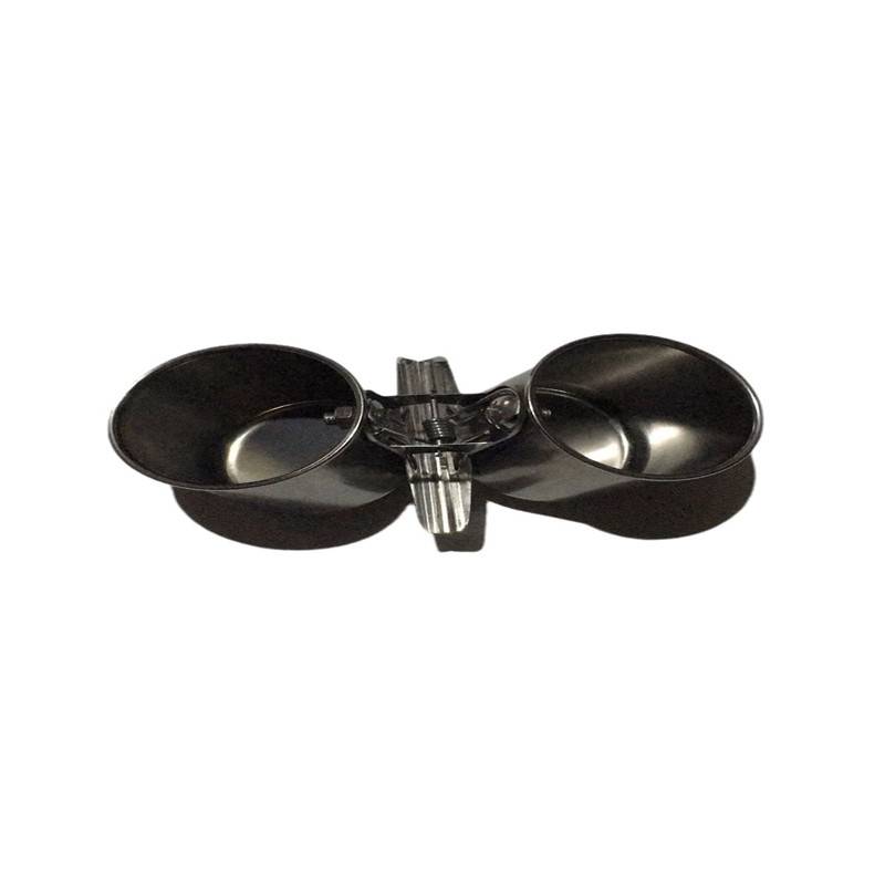 Small and medium -sized parrot birds with cup stainless steel station shelf cups, cups, food bowls, stood, stick cup, parrot water cup