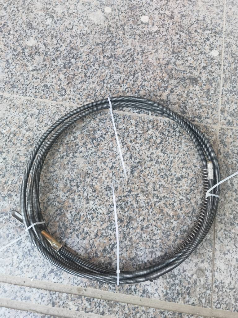 Dredging line tube spring real axis seamless and hard through cement block glass residue durable and powerful