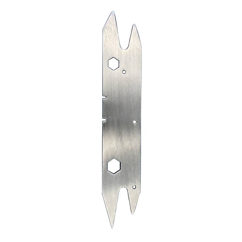 Stainless steel woodworking wire plate Laser -cut woodworking board thickened tiles suspension line hammer storage board winding board puree
