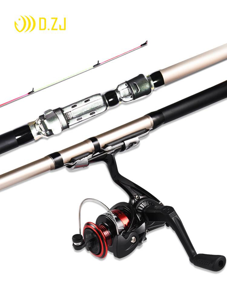 Flex-tailed little poles short-cut fishing poles, sea poles and poles, with a full set of shore-throwing valves and rafts