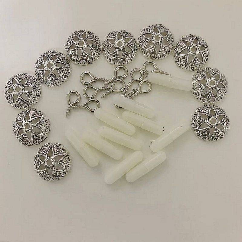 five sets of 15mm bouquets