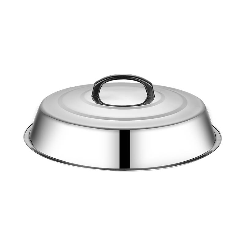 Steam pan caps with thick stainless steel caps