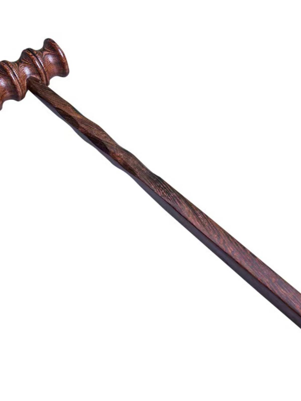 Massage hammer wooden massage stick to knock on the back of the meridian shoulder neck, knock the back waist to relax artifact technology