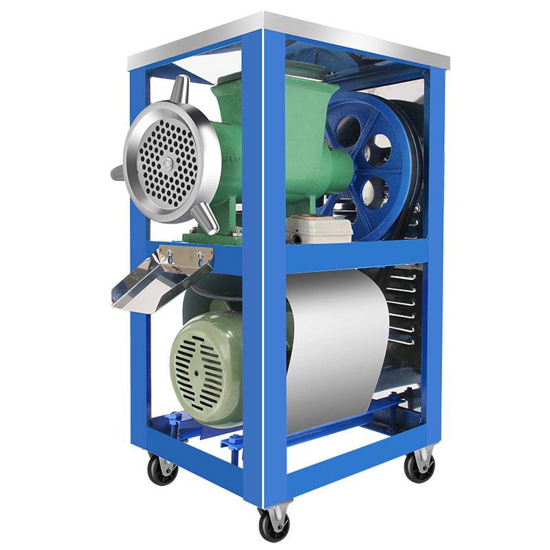 Large electric meat grinding machine commercial crushing machine graphic duck rack fish stirred meat pepper pepper machine twisted farming farm high power