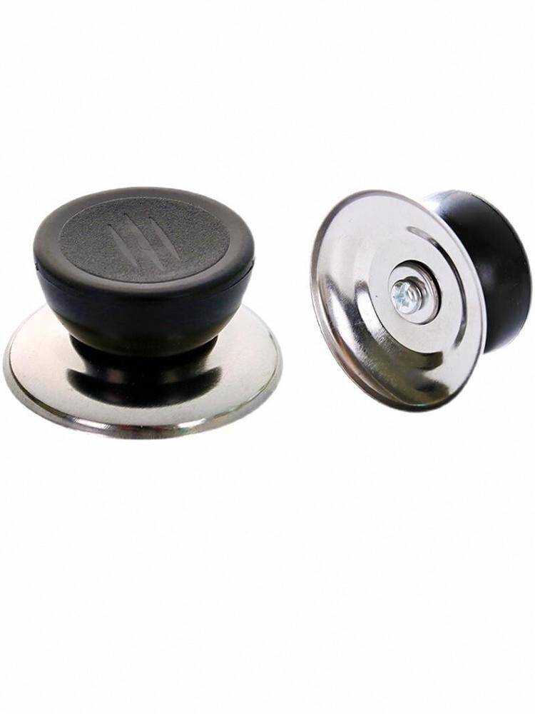 A pan-cap steeled glass cap with a transparent lid and a pan-knob stench