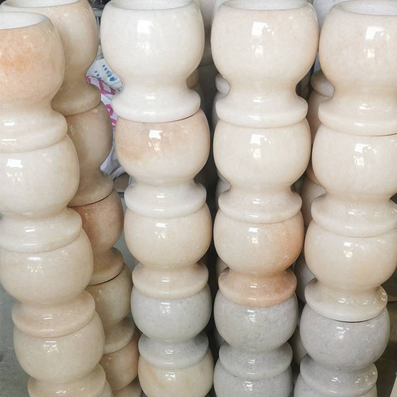 Eleven chorus of white marble