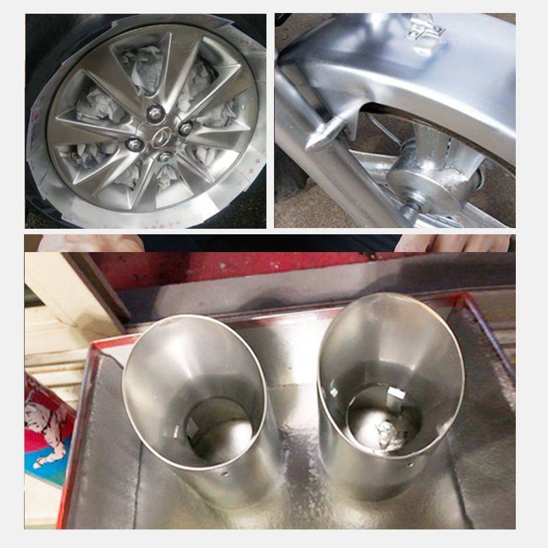 Chrome plating from stainless steel-painted steel handshakes rust-painted metal-painted silver-coloured paint-painted steel-painted house paints