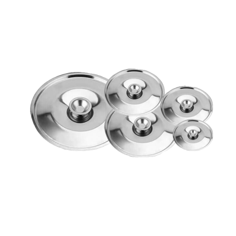 Stainless steel flavored cup lid, round lid and basin cover bowl cover cup lid, seasoning tank cover, seasoning tank lid