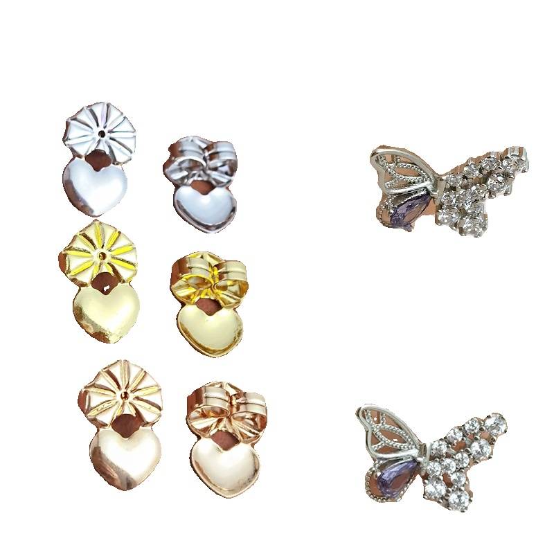 The magical support ear clogging earrings are too big and too heavy to support the auxiliary earrings in large earrings European and American defense drooping