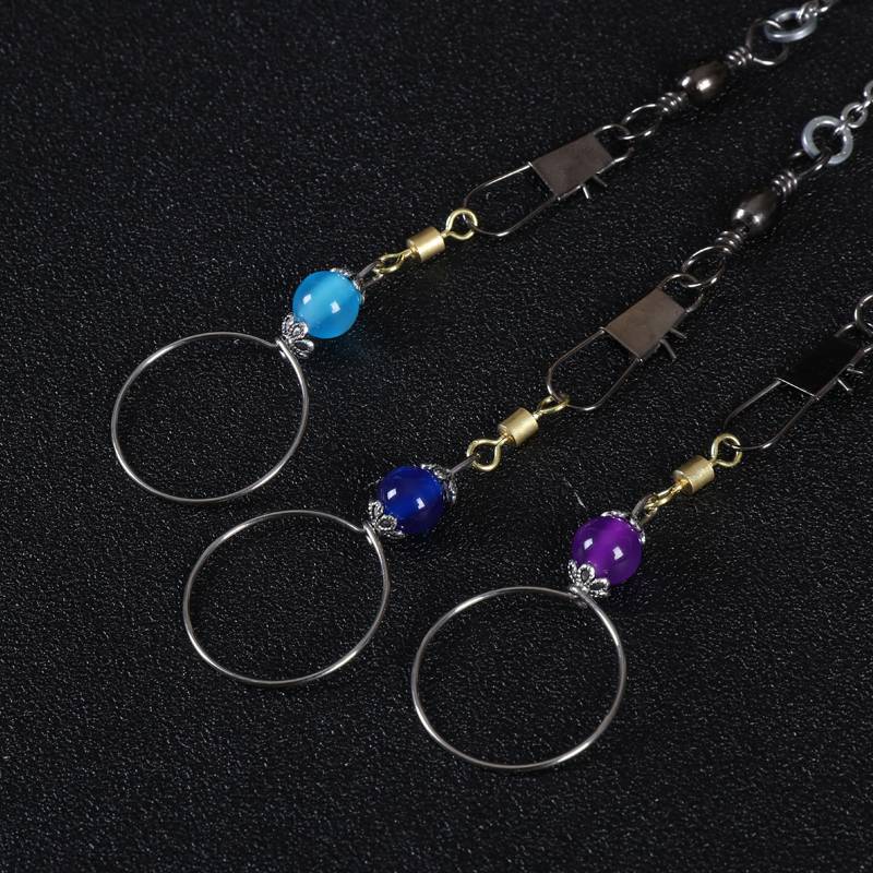 Xuanfeng peony tiger leather parrot neck stainless steel embolism bird chain walking bird flying training neck ring with chain rope