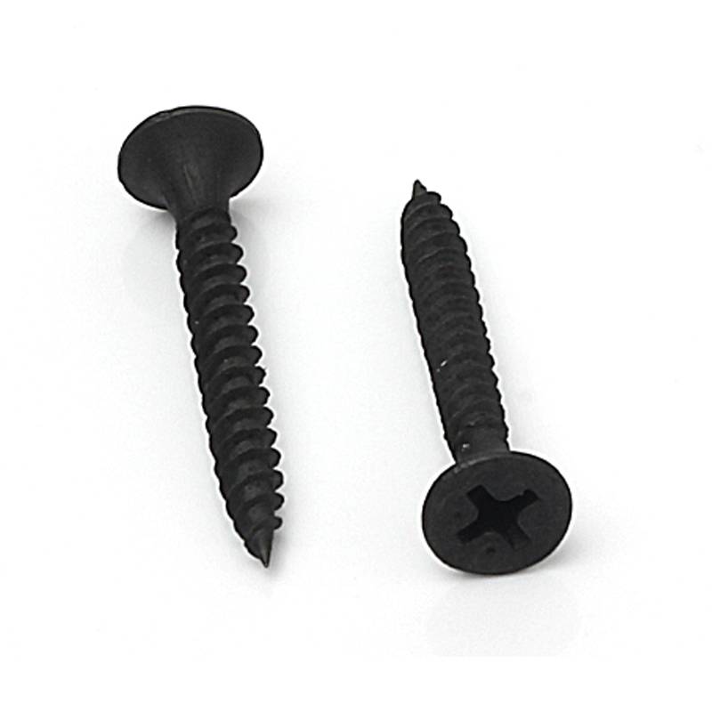 BLACK WALLBOARD NAILED TO IRON AND GRAY PHOSPHORUS DRY WALL SCREWS, HIGH-STRENGTH PLASTER PLATE FLAT, CRUCIFIED M3.5