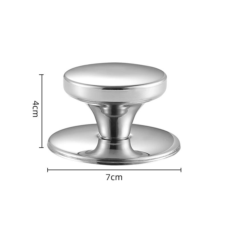 2 Korean-sized stainless steel pan caps (suitable for 16-34 caps)