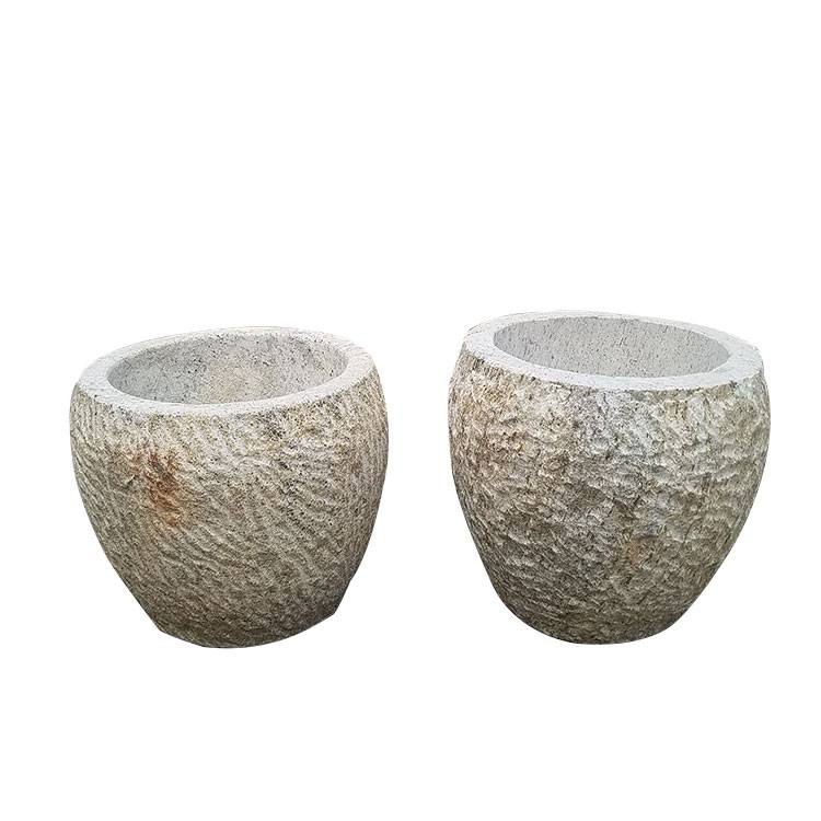 Playing the old -fashioned home -sized household super large stone nest, chili cake tool, Ai Rongye rice cake rural old pair nest