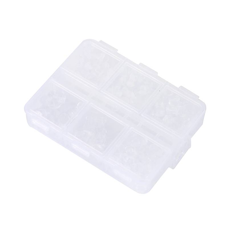 6 -grid ear blocking suits are transparent and loose and tightly tightly luster silicone earmus plugs to prevent ear caps.