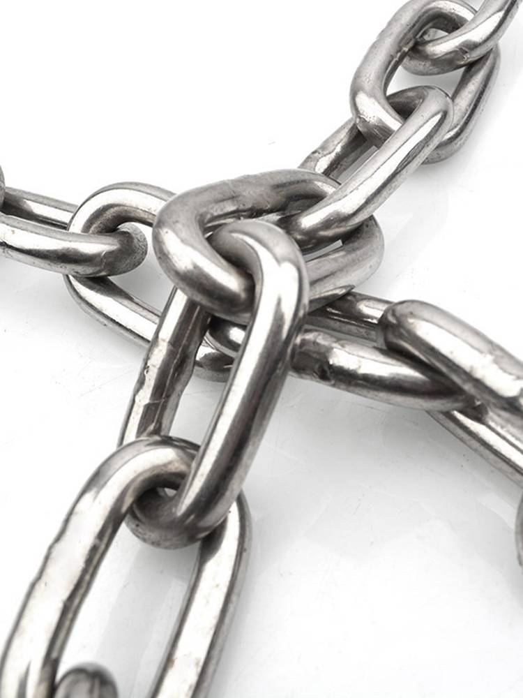 Zinc-coated chain of dog chain welding and flaring-proof-coated, particularly coarse-coated-coalt chain metal hanger 3/4/5/6/8/10