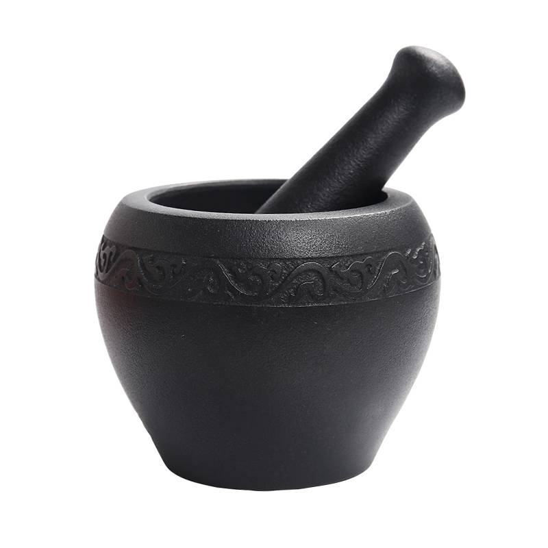 Natural Wujin Stone Old -style stone mortar pounding the pot stone cup pounding the garlic mortar against the nest and the pepper mings