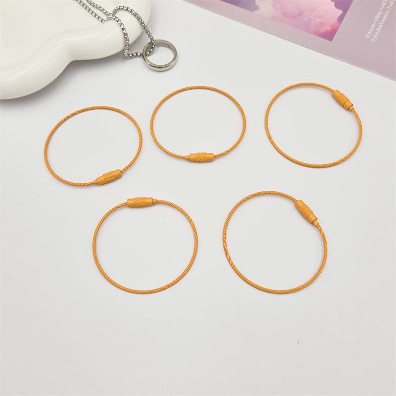 Key accessories -- steel wiring-02 Orange-10