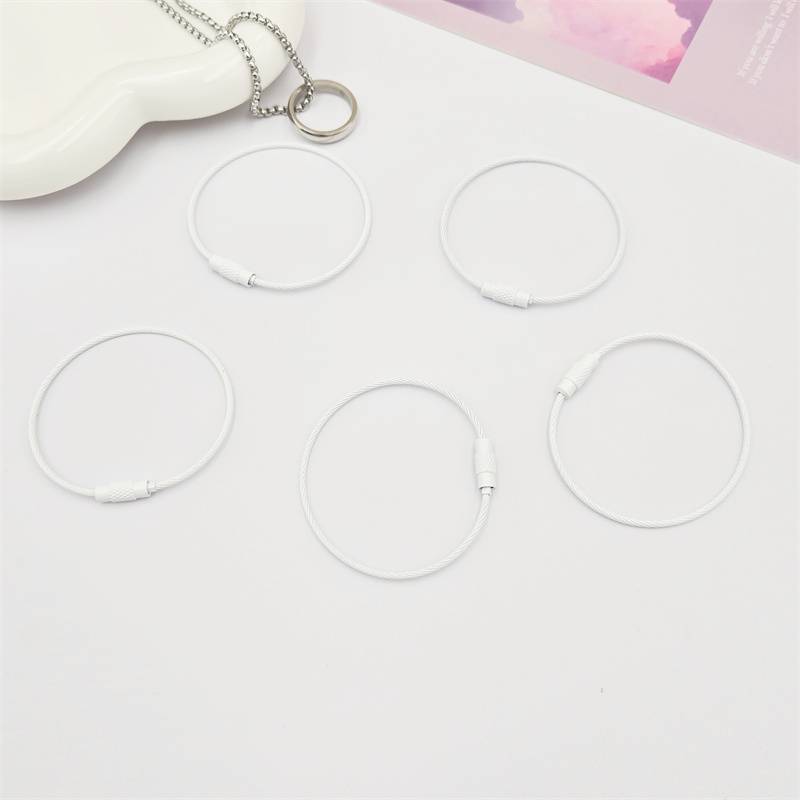 Key accessories -- steel wire-01 white-5