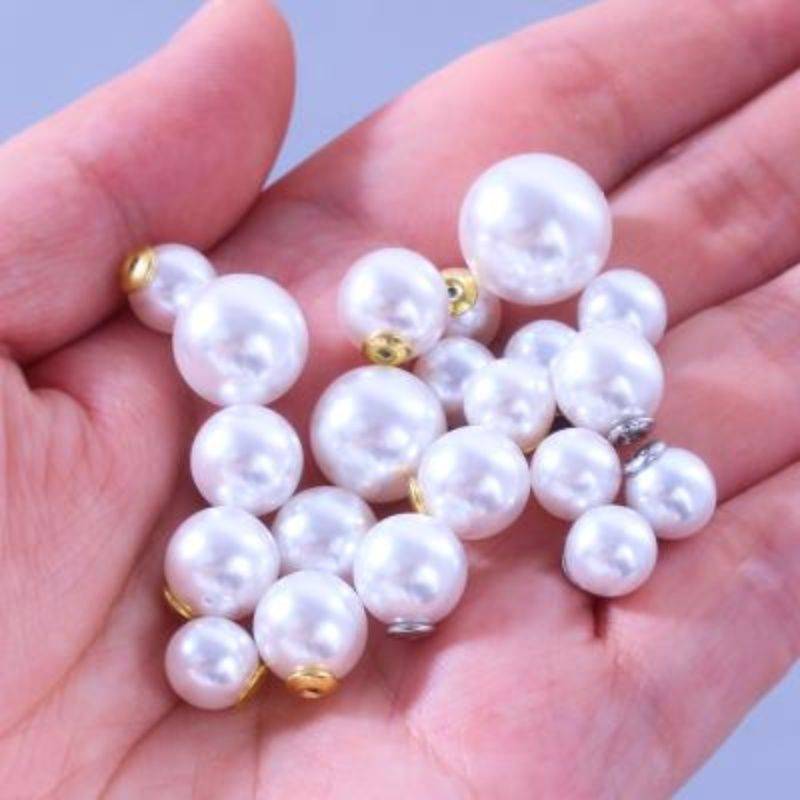 Imitation of pearl ear blockers pendant earplug earlier earrings handmade DIY accessories anti -slip anti -fixed earrings earplugs