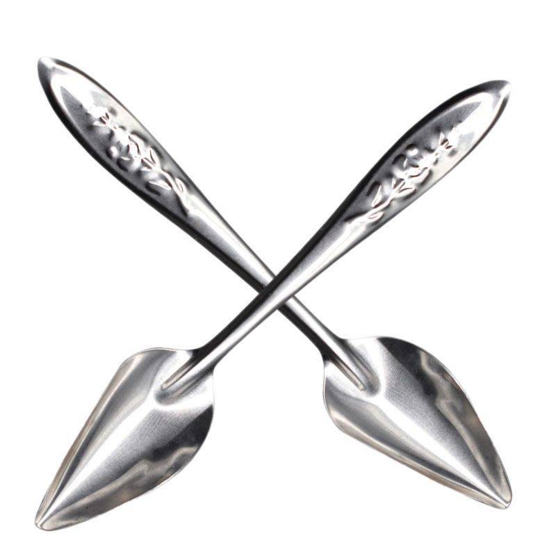 Stainless steel spoon parrot feeder hand -raising the naphini brother Xuanfeng tiger leather BB chick bird milk powder feeding spoon