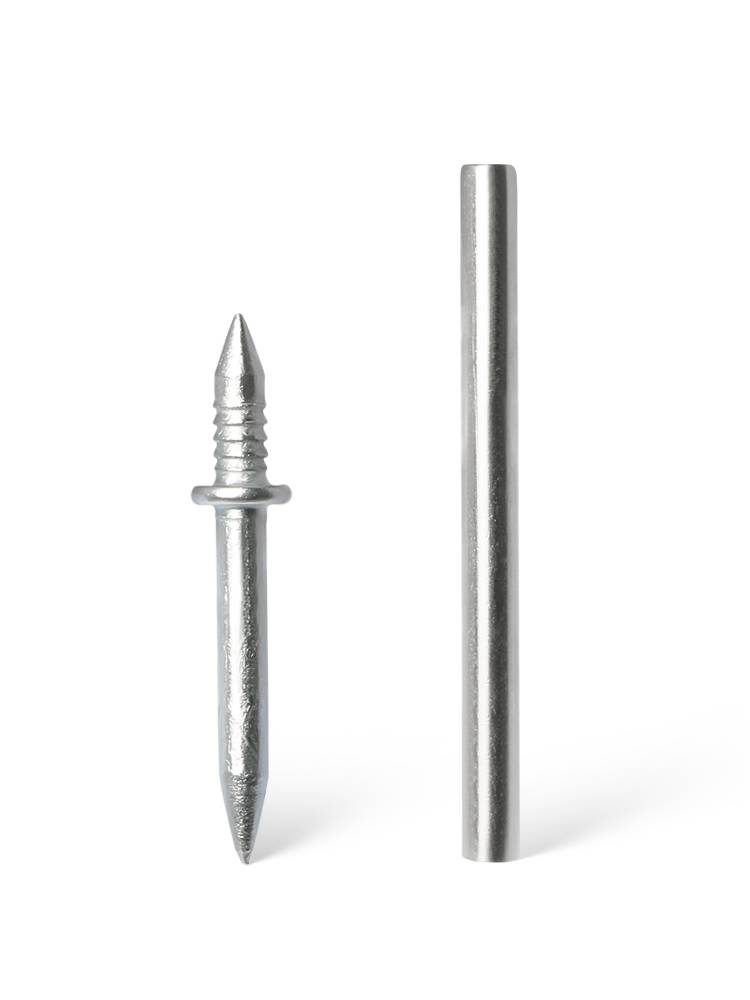 Two -way non -trace nail woodworking single head double headless nails, two tip nails sheep horns, solid wood skirting nails