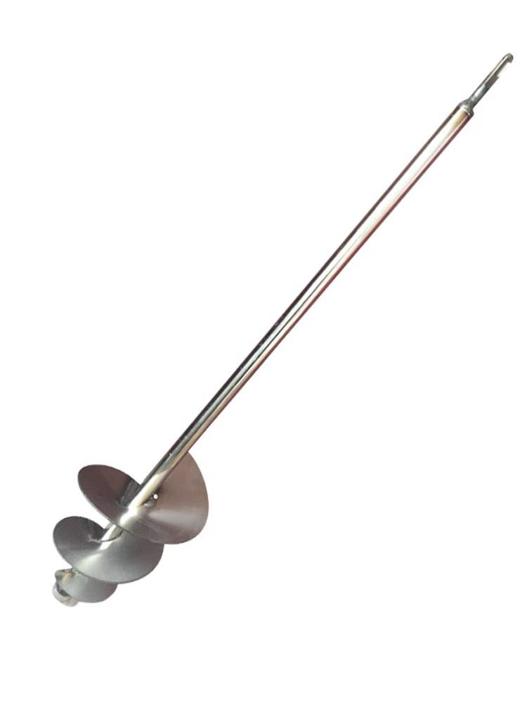 Cement sand mixing pole ash stainless steel dry and wet dual -use stirrer snail electric hammer mixing artifact