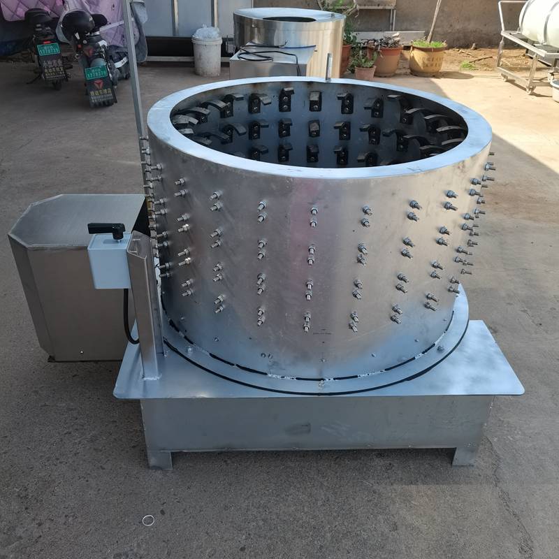 Automatic fresh beef -headed beef holes, cowhide, lamb head pig head, wabling, rotating sheep hoof trotters hair firing equipment