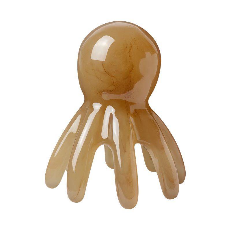 Eight -claw octopus massage combing the horns combs the head meridians combed the scalp, the head therapy, washing the head and combing home use artifacts to clear