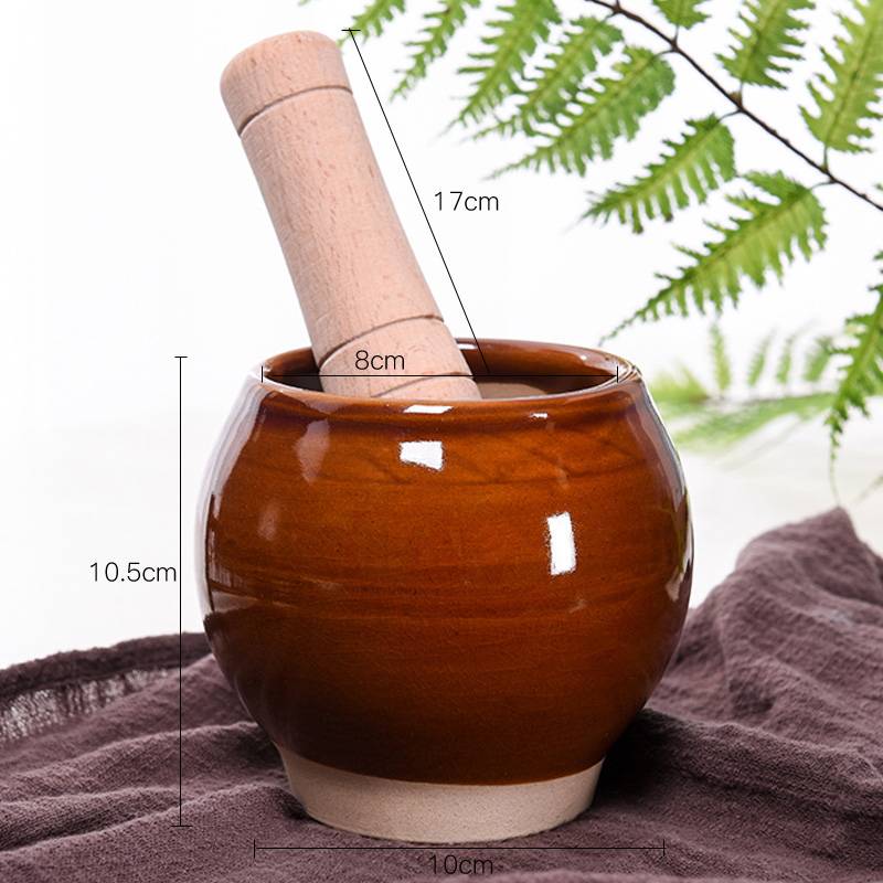 Porcelain retro-red wood hammer -- lid delivery